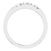 Platinum 1/2 CTW Natural Diamond Anniversary Band